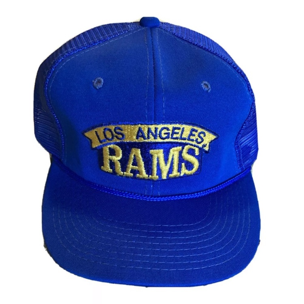 Vintage Sports Specialties NFL Los Angeles Rams SnapBack Hat Cap Patch W/ Rope